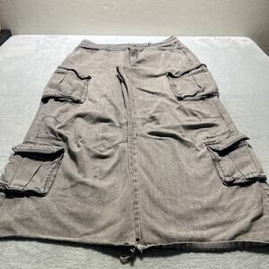 Y2k 2000s Cargo Beyond Baggy Jeans Women XL 37x29 Hamilton Wide Leg Loose Ripped